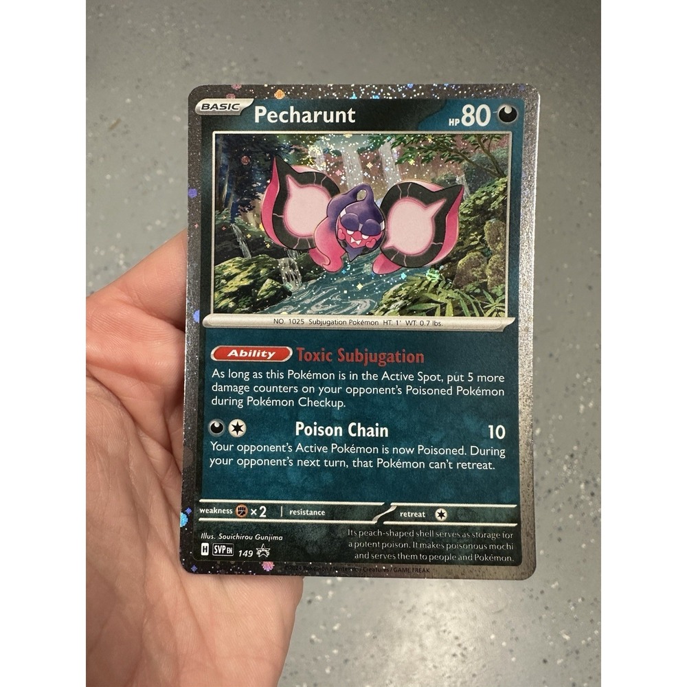 Pecharunt Holo Promo FART SWIRL🌀  SV: Scarlet & Violet Promo‎ Cards 149 NM